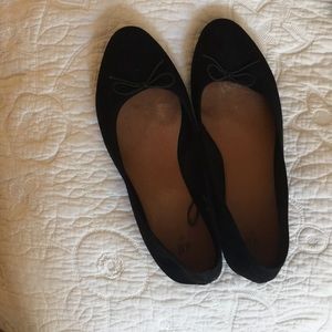 H&M black ballerina flats - hardly worn!